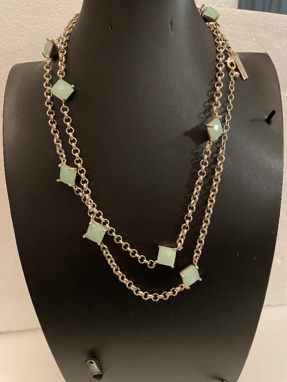 Kendra Scott Vintage Tally Necklace in Gold and Chal